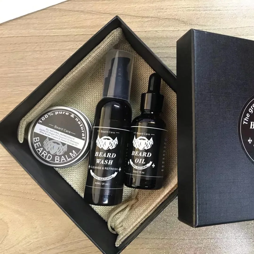 Для мужчин, бороды, волосы для роста, быстрая продукция, лучший набор, масло для роста бороды, цена, частная марка, набор для роста бороды