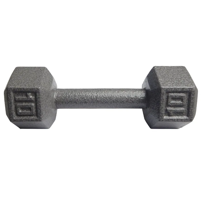 10LBS  High Quality Painting Cast Iron Dumbbell With Chrome Handle