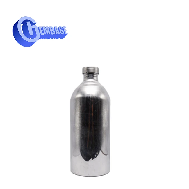 
Custom Shape 500ml 750ml Beverage Drinking Black White Aluminum Screw Bottle with Alu Cap 
