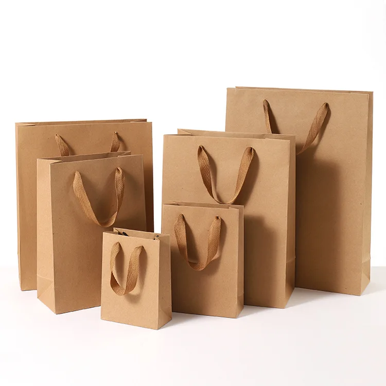 MU Hot Sale Popular Cardboard Bag Personalized Customized logo Art Paper Bag for Shopping Gift Packing