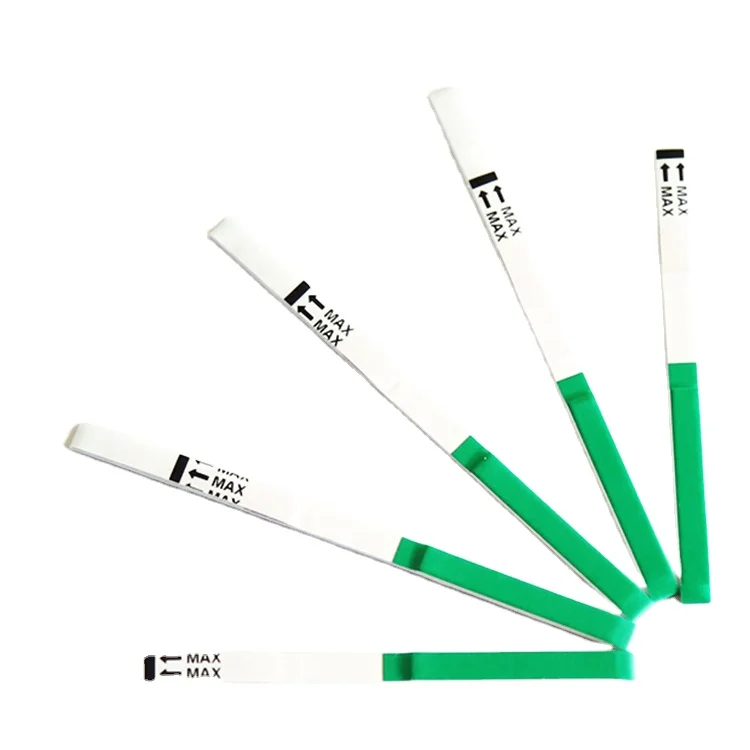 
Hot selling medical HCG test quick test strip cheap HCG strip OEM service CE 