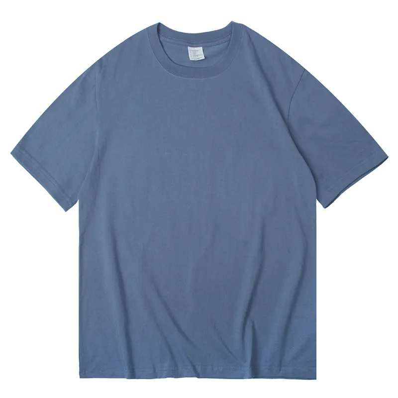 PMT-28 Short sleeve round neck combed 200g pure cotton T-shirt custom group clothing factory wholesale