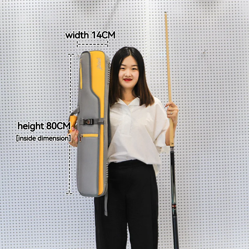 wholesale waterproof 3butts 4shafts Billiard cue case Pool Cue Stick Carrying Bag Stick Holder with shoulder strap