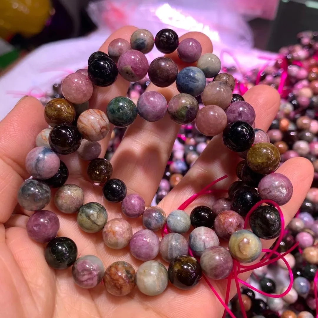 Factory Wholesale Nature Brazil Tourmaline Beads Bracelets Fine Quality Bracelet for Women