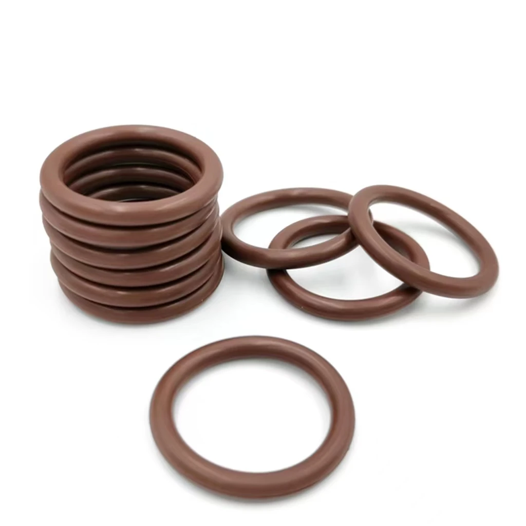 Oil-resistant and wear-resistant acrylic/fluoroplastic sealing ring