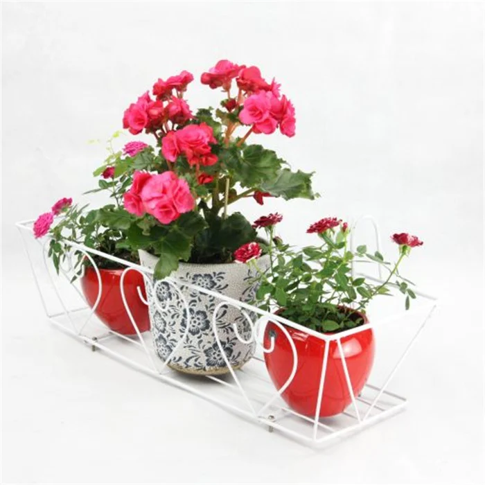 Versatile Metal Plants Stand Hanging Baskets Flower Pot Holder Hanger Mid Century Modern Plant Hanger for Patio Garden