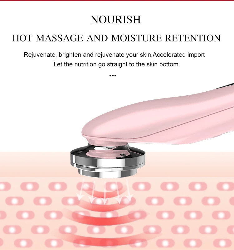 Red-Light-Therapy-for-Face and Neck Red Light Therapy Wand 3Color Led Facial Massager Skin Tightening FaceLift Wrinkle whitening