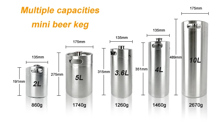 10 Liter Beer Kegs Barrel Brands For Sale Good Reputation 10l Beer Keg Metal Beer Barrel 10l Keg