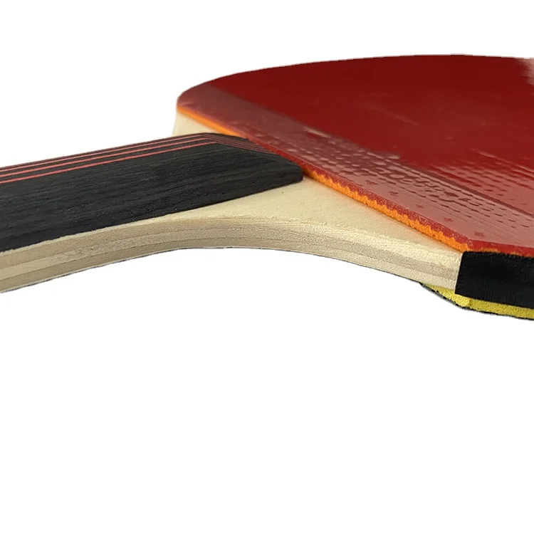 Дешевые OEM изготовленный на заказ Печать с логотипом 5-слойный чехол чистая деревянная лопатка для Пинг робот набор летучих мышей ракетка для настольного тенниса