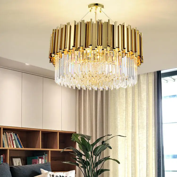Hot Selling Luxury Modern Living Room Pendant Lighting Crystal Chandelier Modern Lamps Home Decor Pendant Lighting