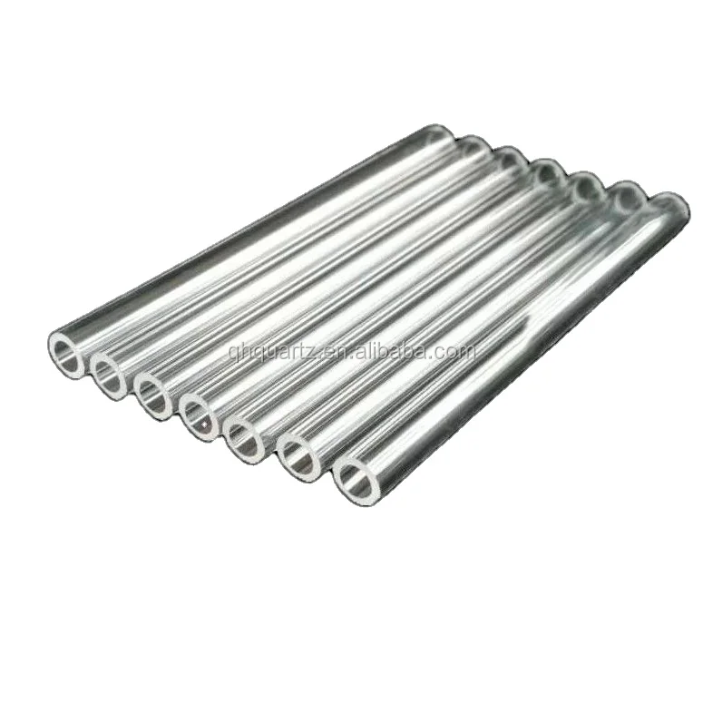 Clear quartz glass tube ozone free quartz tube