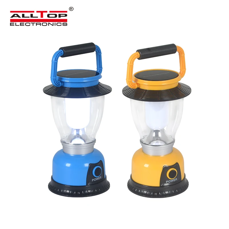 ALLTOP Rechargeable Portable Outdoor Hanging Emergency Lamp Solar Lantern LED Camping Light