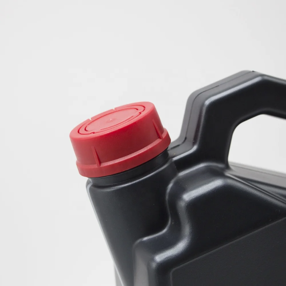 In stock motor engine oil lubricating bottle cap screw cover precision motor oil bottle pour spout with easy pull tab