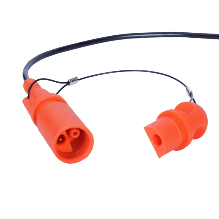 KCK 2F Push Fit Connector with leader cable for geophone string geophone KCK Female connector