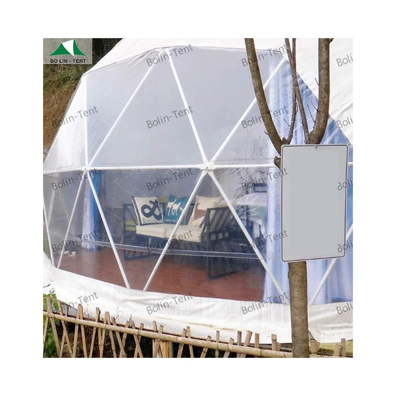 Outdoor Event Exhibition Tent Geodetic Dome Luxury Geodesic Dome Tents For Resort