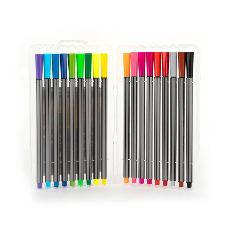 
 Тонкая ручка Reaeon цветная ручка тонкая ручка 0,4 мм наконечник 18 цветов тонкая линия маркер   (62250564220)