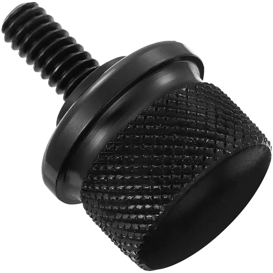 Custom CNC PC Thumb Screws Knurled Thumb Screws Rear Seat Bolt 1/4-20  motorcycle accessories quick removal seat cushion screws