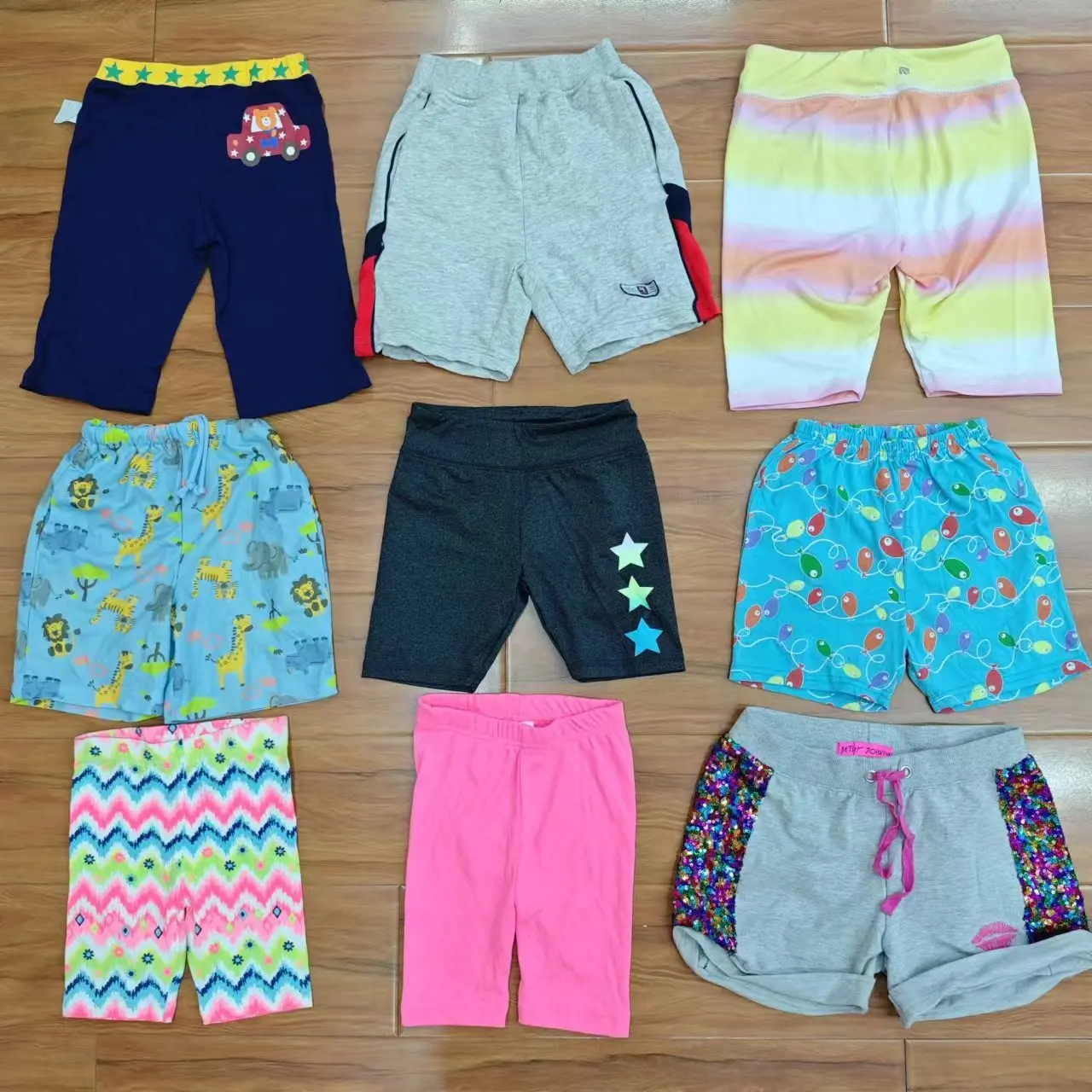 Leftover Wholesale shorts Mixed Cotton New Born Infant Baby Boys Girls Overrun Clothes Pants cheap denim jeans