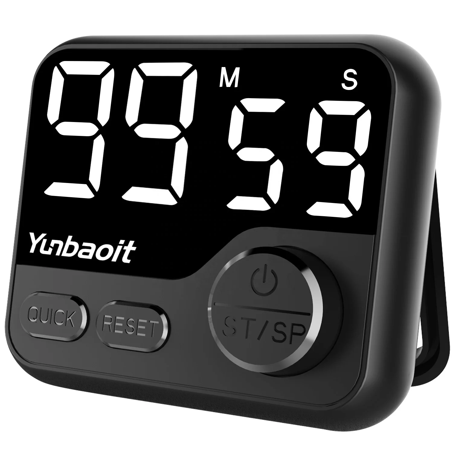 Цифровой таймер Yunbaoit, светодиодный кухонный таймер для приготовления пищи, магнитный Таймер обратного отсчета, ручка, секундомер Quickset для учителей или студентов