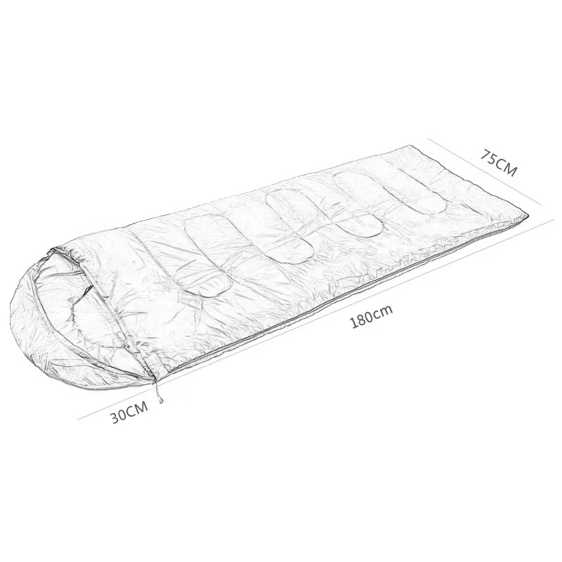 REYGEAK Ultralight Waterproof Sleeping Bag Outdoor Camping Emergency Sleeping Bag Portable Four Seasons Sleeping Bags