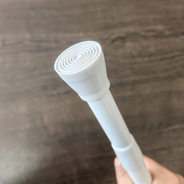 Custom Size/Color Extendable Shower Rod For Bathroom Shower Tension Pole Extensible Bath Curtain Rod