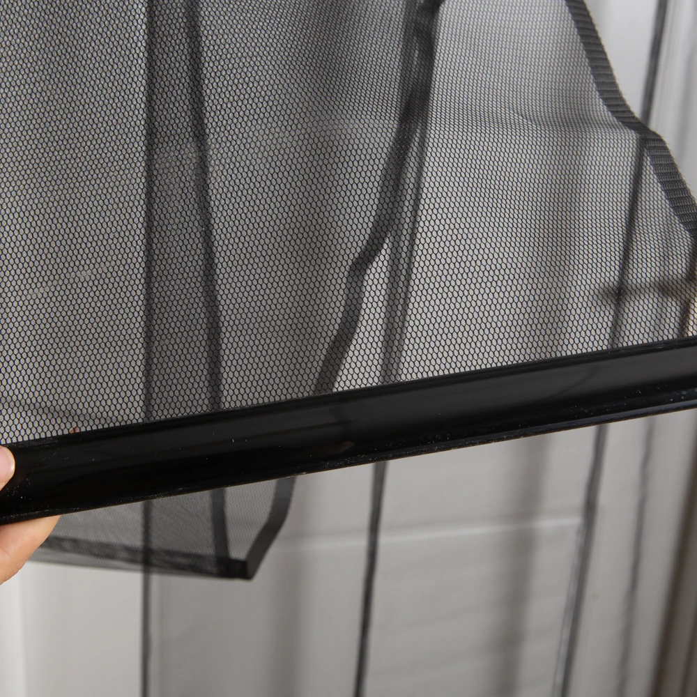 Custom Size 100% Polyester Insects Screen Mosquito Net hanging fly screen Door Curtain
