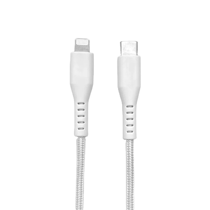 Fast charging phone charger type-c usb MFi original cable with C94 connector braided nylon short cable for lightning cable