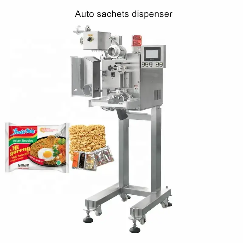 full automatic pouch food pillow bag packet packing packaging machine for instant noodle block