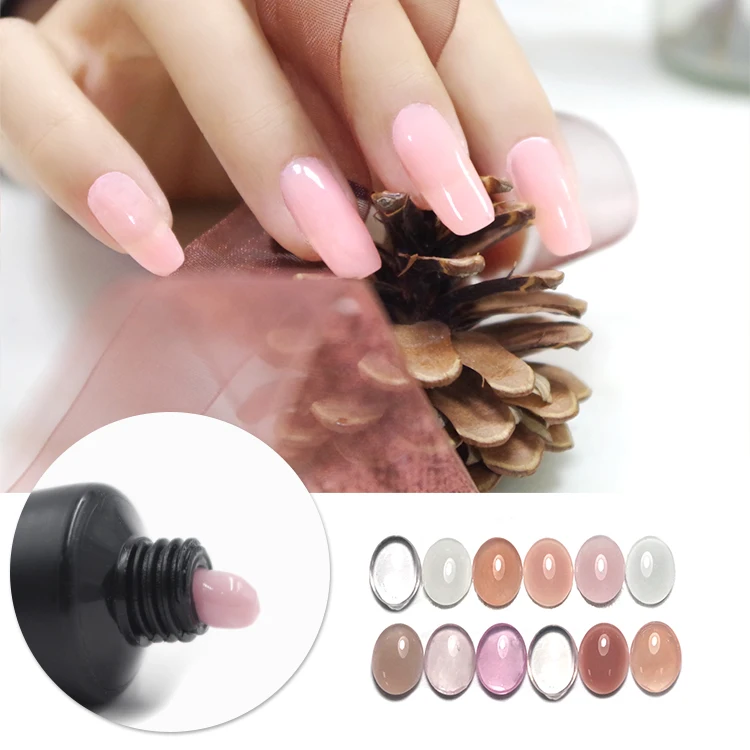 OEM private label acrylic gel polish easy apply poly UV gel nails soak off poly UV gel