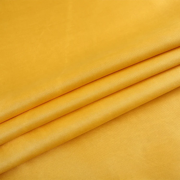 
Durable support dyed non-twist woven plain satin silk fabric polyester 