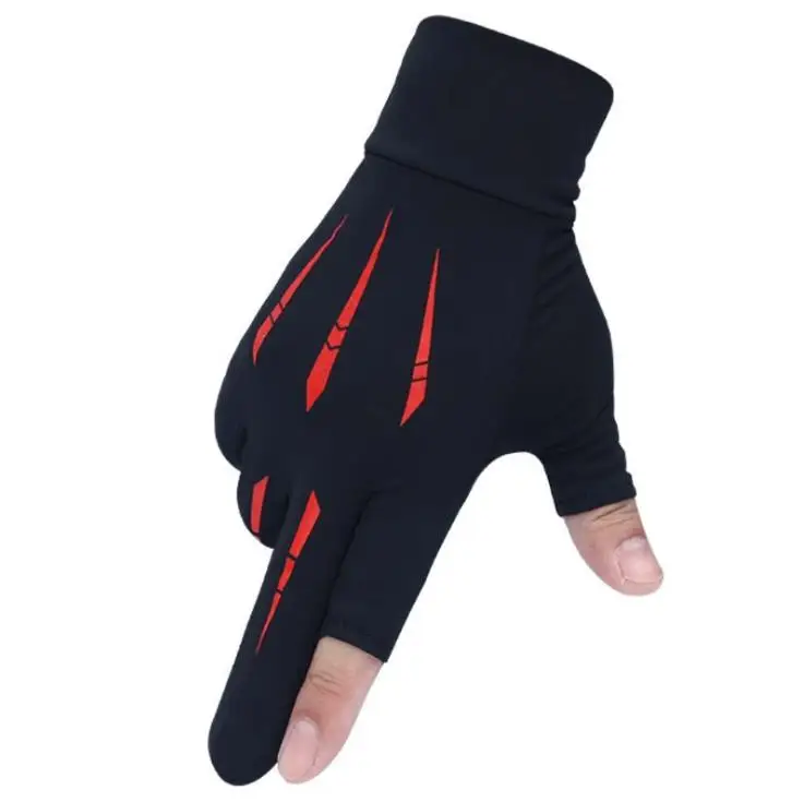 SNEDA Fishing Gloves Breathable UPF 50+ Sun Protection Two Fingers Sports Gloves Use for Outdoor Tackle Equipment