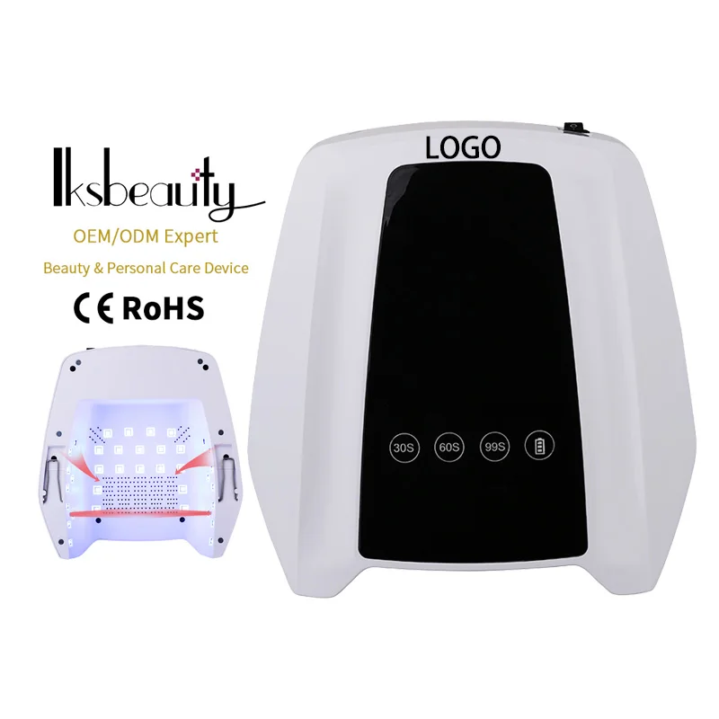 Iksbeauty Беспроводная Автоматическая разборка UV 72 Вт USB аккумуляторная беспроводная сушилка для геля