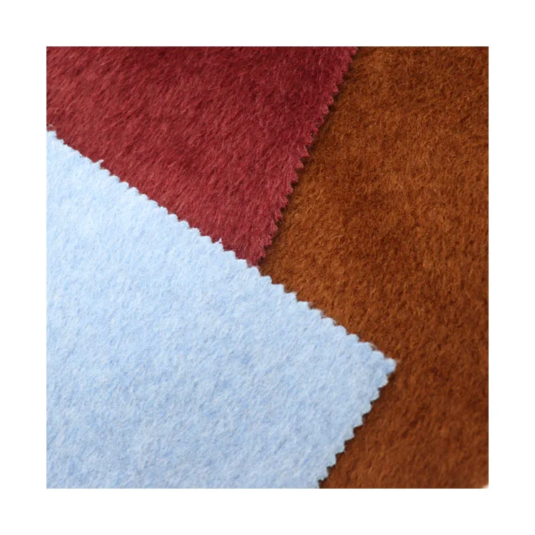 Высококачественная двухсторонняя тканая ткань, простой стиль, 55% шерсть, 40% полиэстер, 5% ткань для пальто