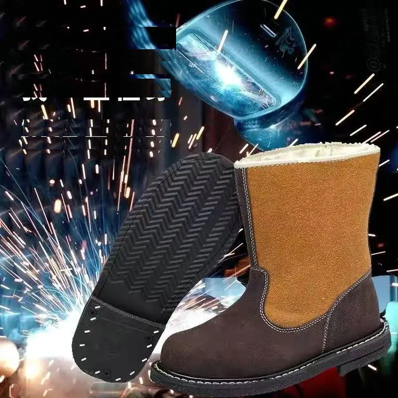 Factory high-quality steel toe safety shoes mechanical industrial work boots tire soles Workman Footwear Protective Safety Boots