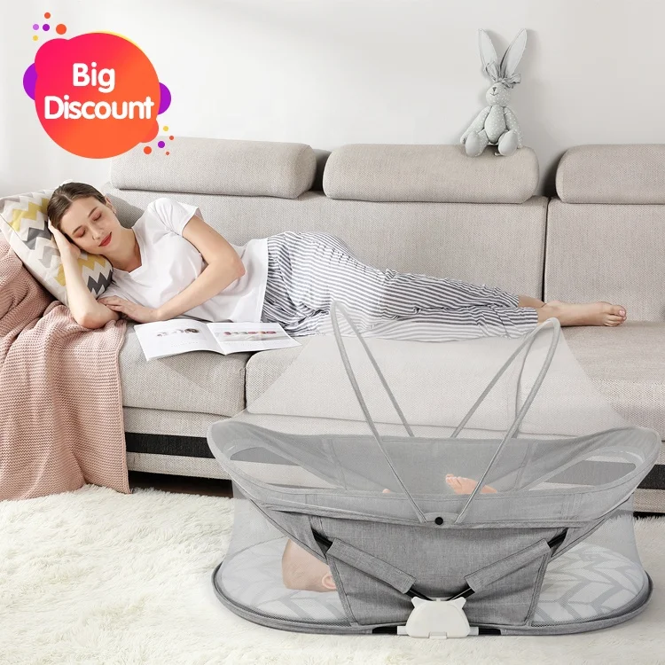 Portable Foldable Travel Outdoor Home Newborn Cot Bed Nest Baby Cribs
