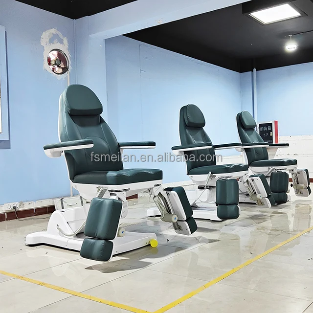 Wholesale beauty salon furniture can rotate 360 degrees spa electric facial beauty bed massage table