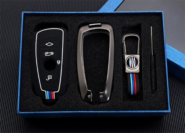 Metal Car Key Case Cover Key Bag For Bmw F20 F30 G20 f31 F34 F10 G30 F11 X3 F25 X4 I3 M3 M4 1 3 5 Series Accessories Car-Styling