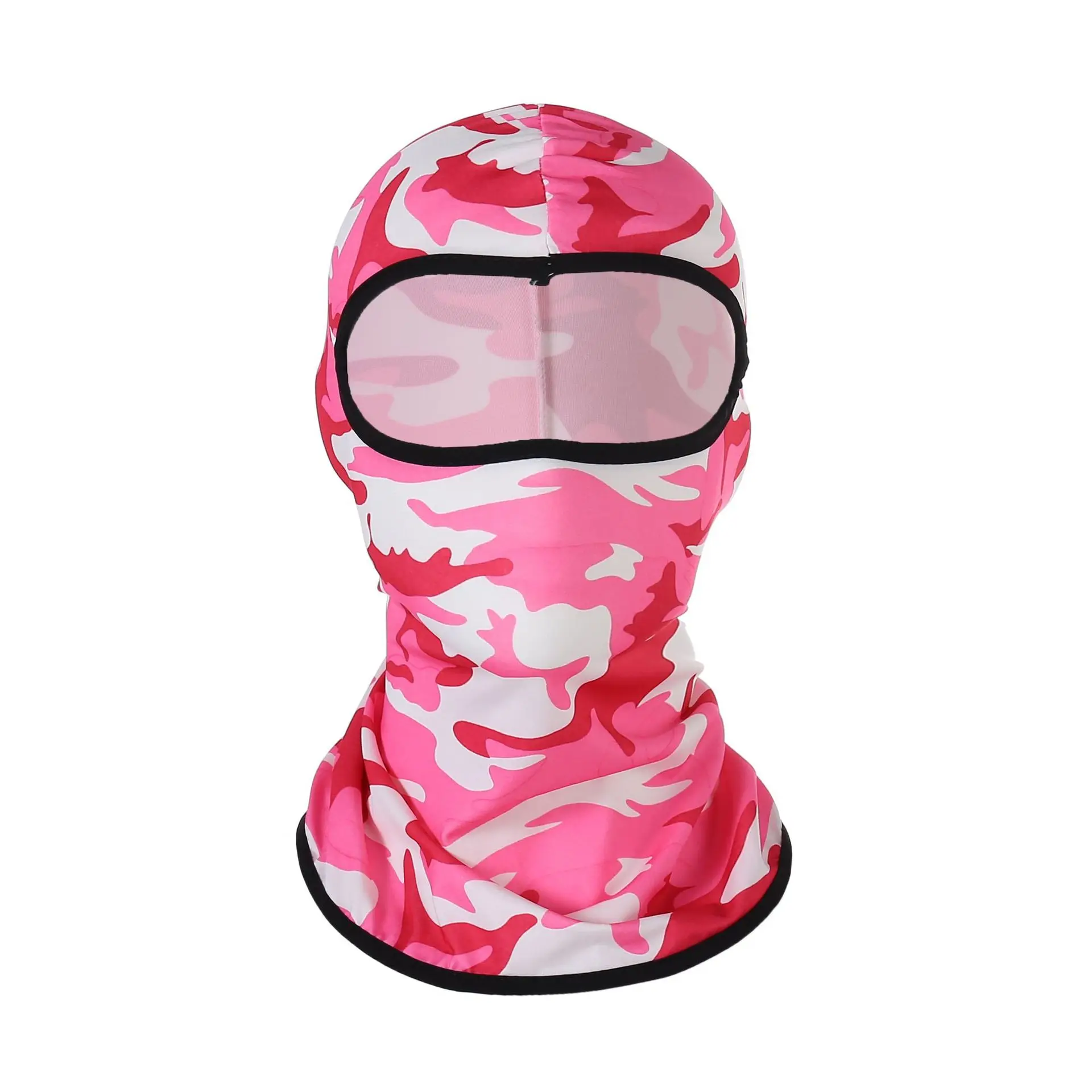 Wholesale Custom Printed Logo Spandex Designer Black Polyester One Hole Full Face Cover Winter Motorcycle Men Ski Mask Balaclava