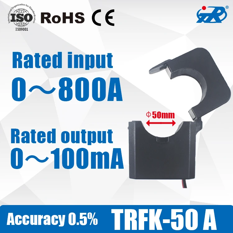 High Efficiency 15 Mva Power Flexible 05s Rogowski Coil 23kv AC DC Current Transformer