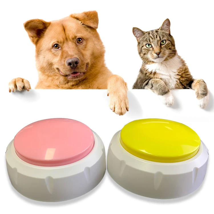 Электронная звукозаписывающая кнопка, кнопка для разговора, музыкальный проигрыватель, игрушка для собак