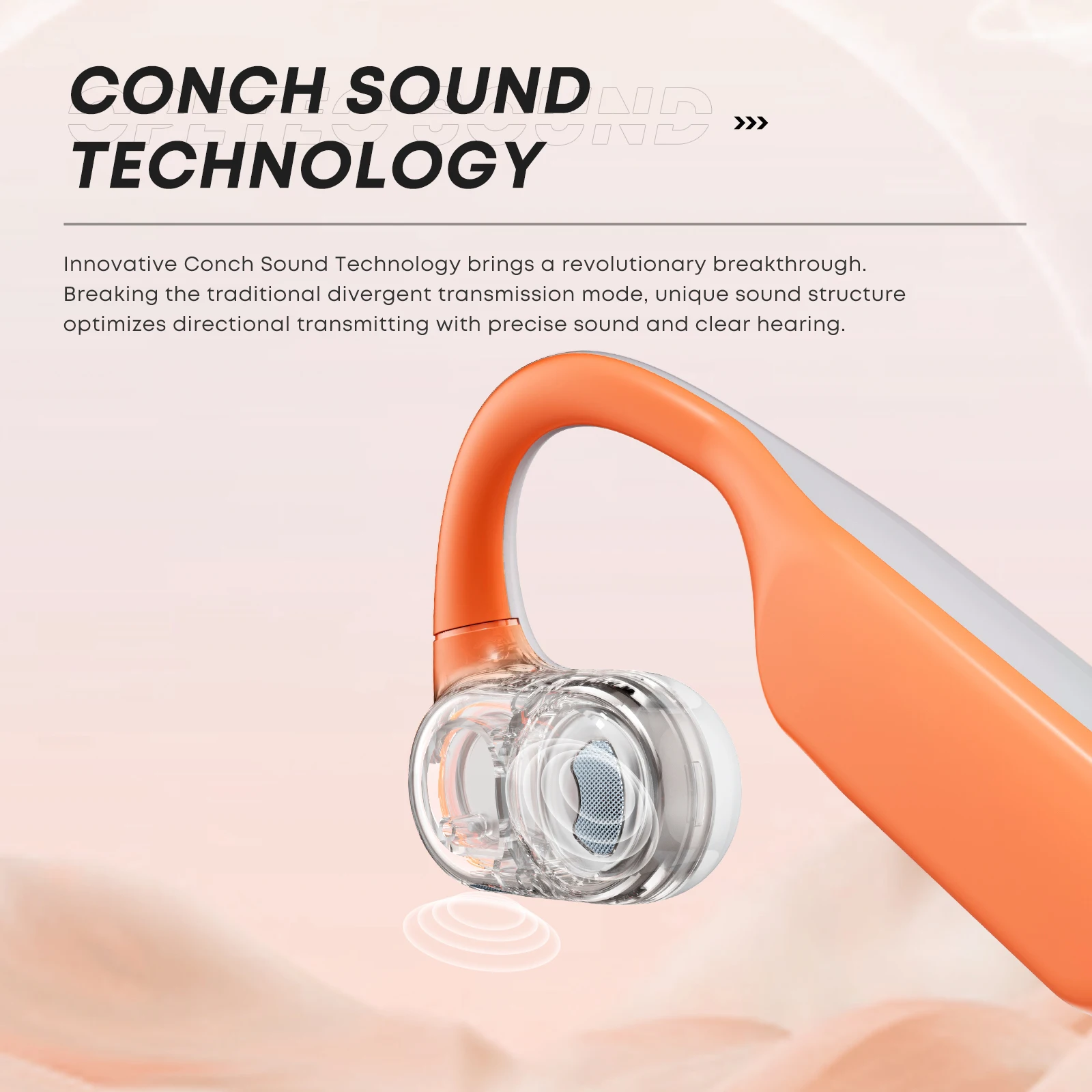 Neckband Sound Stereo Ear Hook Bluetooth Waterproof Bluetooth Wireless Sport Bone Conduction Headphones Earphones Headset