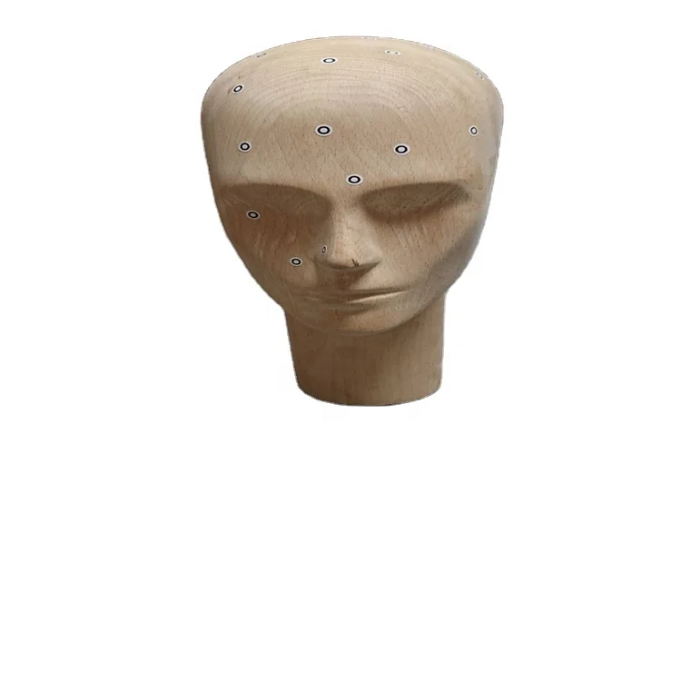 
wood mannequin men clothes modle carving wood head 