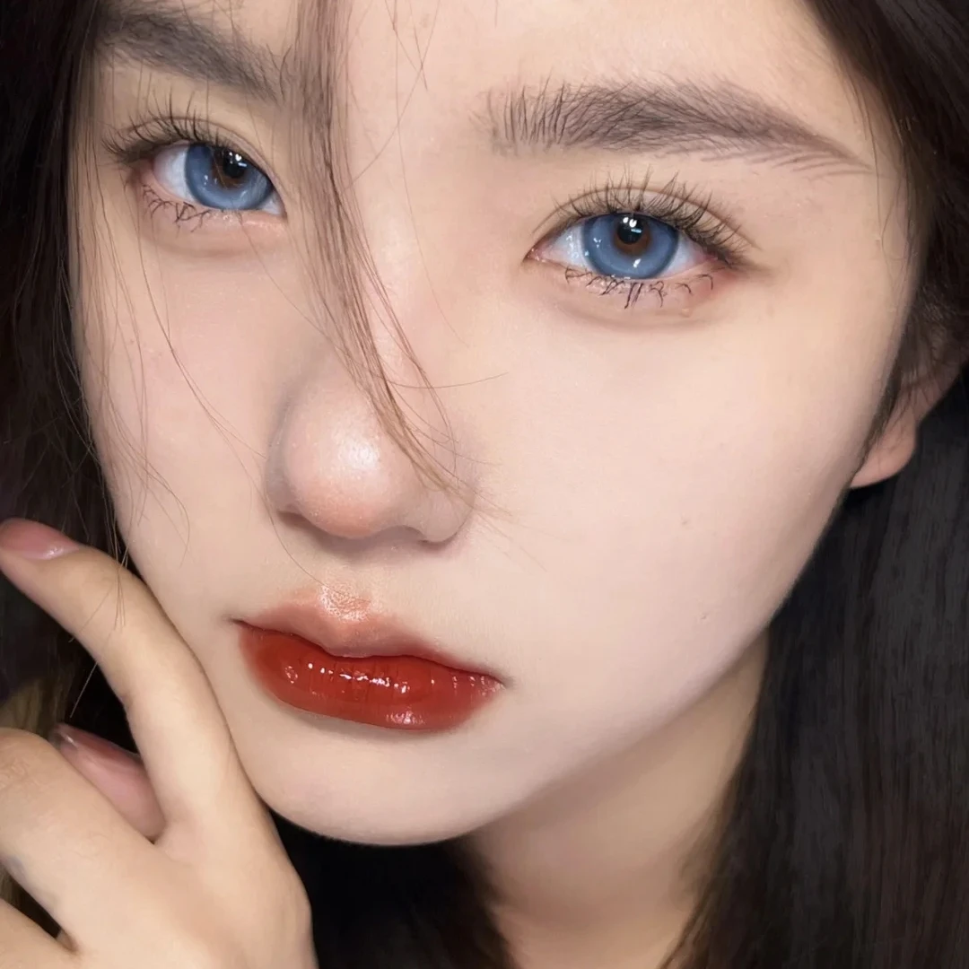 Eye Contact Lens 3 Tone Natural Color Contact Lens Yearly Disposable Contact Lens 14.2mm