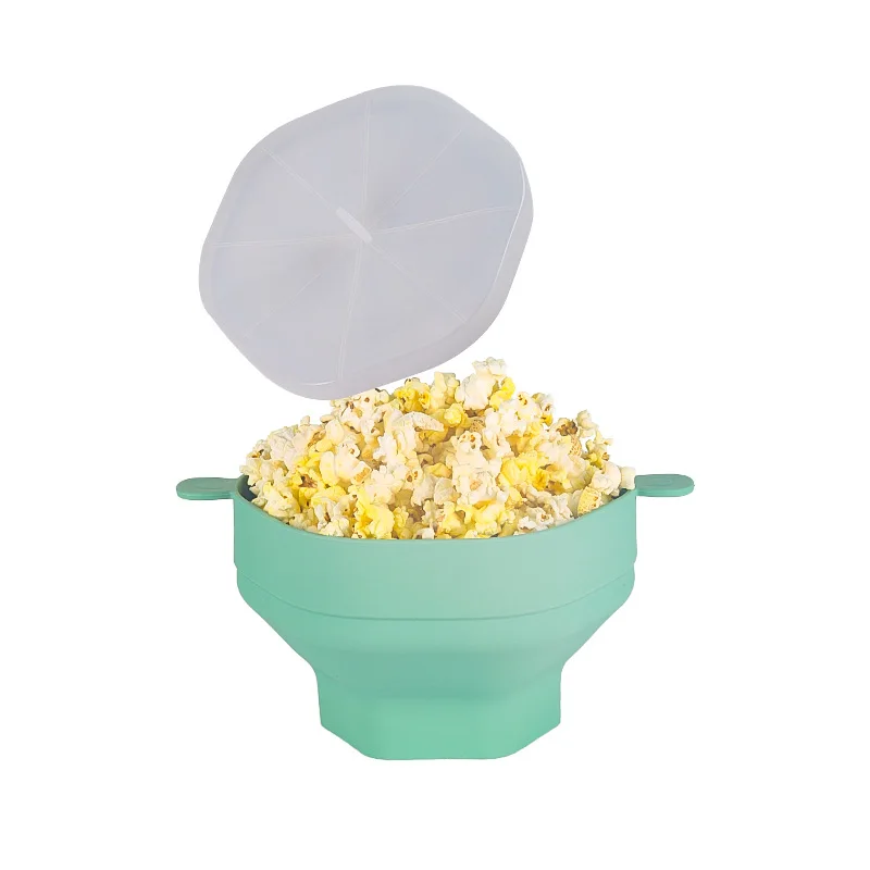 New Product Silicone Popcorn Popping Bowl folding Microwave Silicone Popcorn Maker Bowl