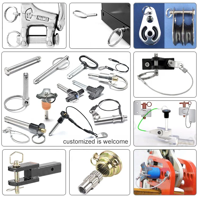 Professional Supplier Steel Stainless Steel Fishing Gear Cylindrical Body Detent Ball Lock Pin