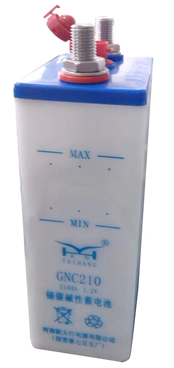 1.2v 210Ah  Nicd Rechargeable Batteries for Locomotive