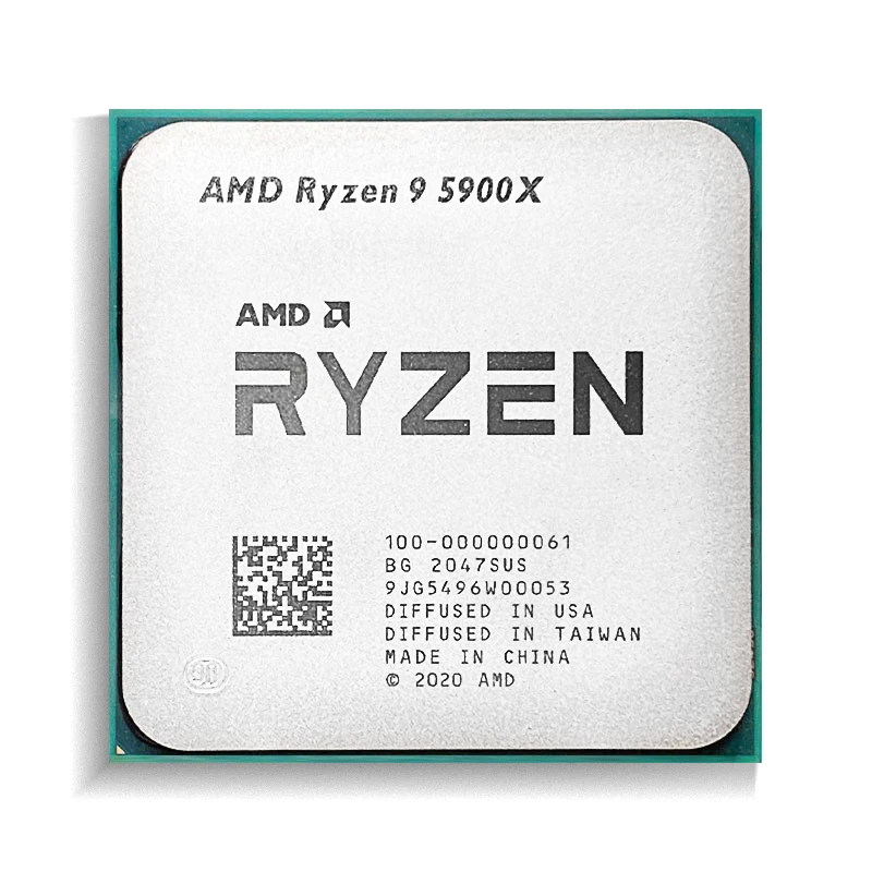 100% абсолютно новый Настольный процессорный кулер для AMD R 9 5900X гнездо AM4 3,7 ГГц 12-жильная 105W процессор 5800X 3800X 3950X 3900X