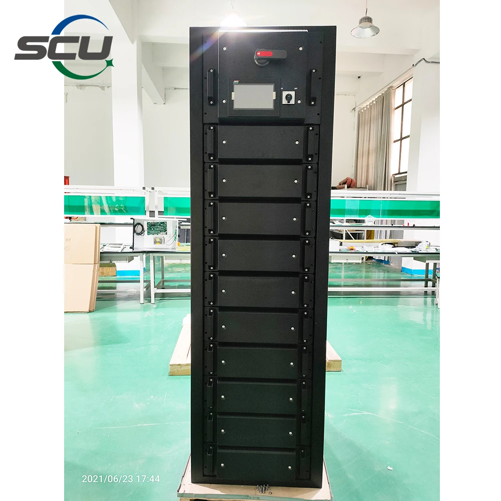 SCU lifepo4 battery system 40Ah 80Ah 120Ah 160Ah ups backup power supply lithium battery for uninterruptible power supply