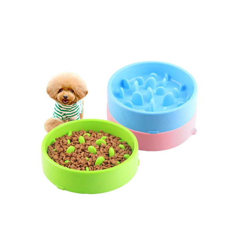 Factory hot selling pet food slow eating dog bowl slow feeder dog bowl