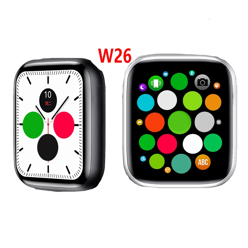 
New w26 smart watch 1.75 inch Bt call ECG heart rate monitoring sports tracking Ip68 waterproof smart watch w26 